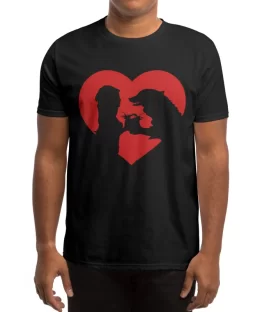 Wolf and Little Red Riding Hood Heart